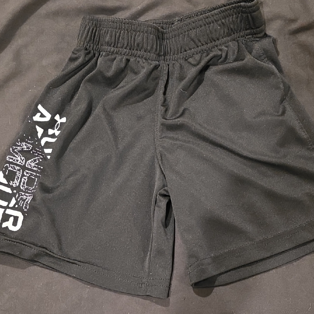 Under Armour Charcoal Gray Boys Shorts